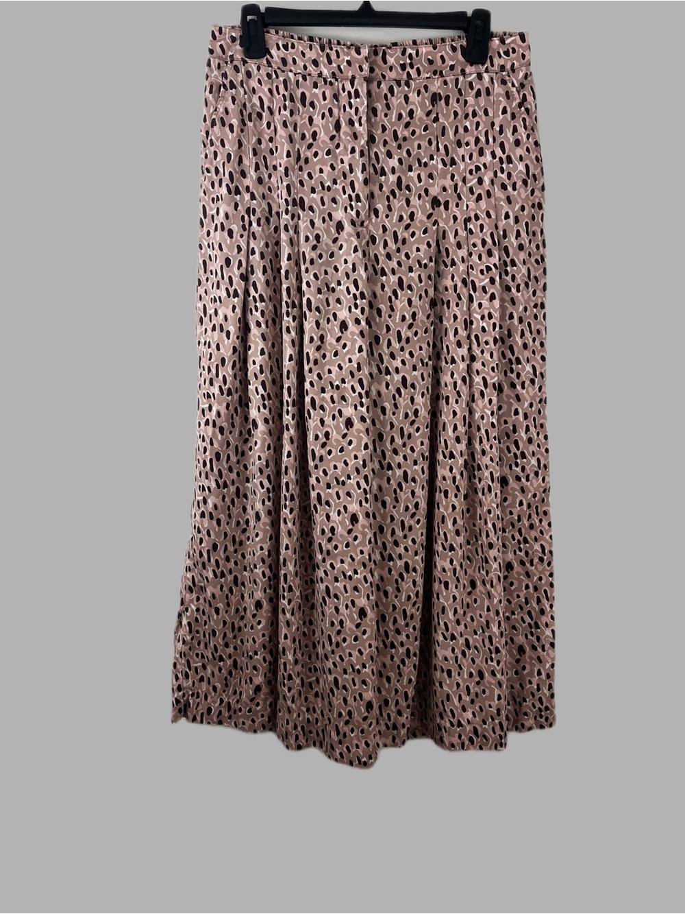Anthropologie Women’s Medium Mauve Pleated Wide-Leg Pants